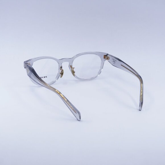 Prada PRB06VD 12R1O1 Eyeglasses Transparent Grey 50mm Cat Eye Frame - Picture 3 of 10